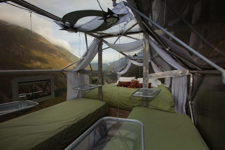 Dormire sospesi su una valle in Perù: ecco un hotel inaccessibile ai deboli di cuore - 5