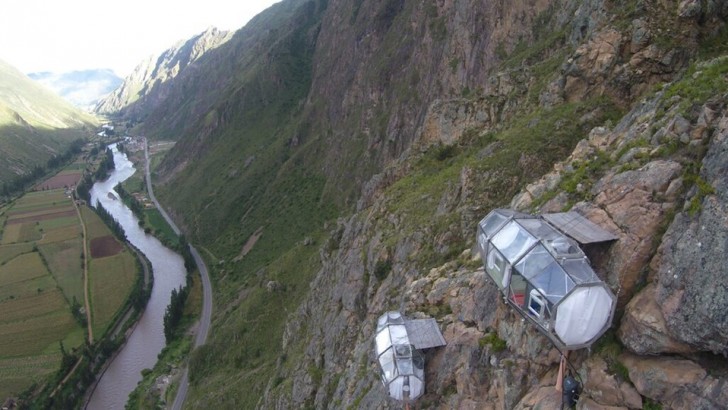 Dormire sospesi su una valle in Perù: ecco un hotel inaccessibile ai deboli di cuore - 6