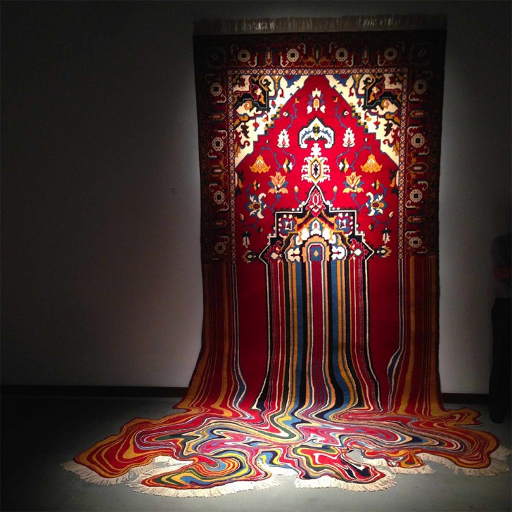 Un artista riesce a unire l'antica arte del tappeto con le nuove tecnologie: il risultato è ipnotico - 2