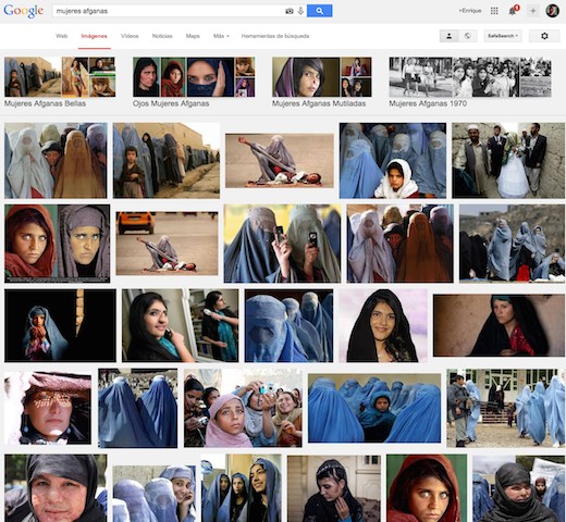 E se OGGI cerchiamo su Google "donne afghane"? Ecco il risultato...