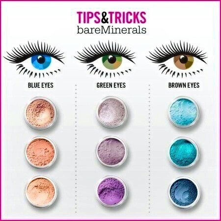 Met deze tabel ontdek je welke kleur je ogen het beste benadrukt!