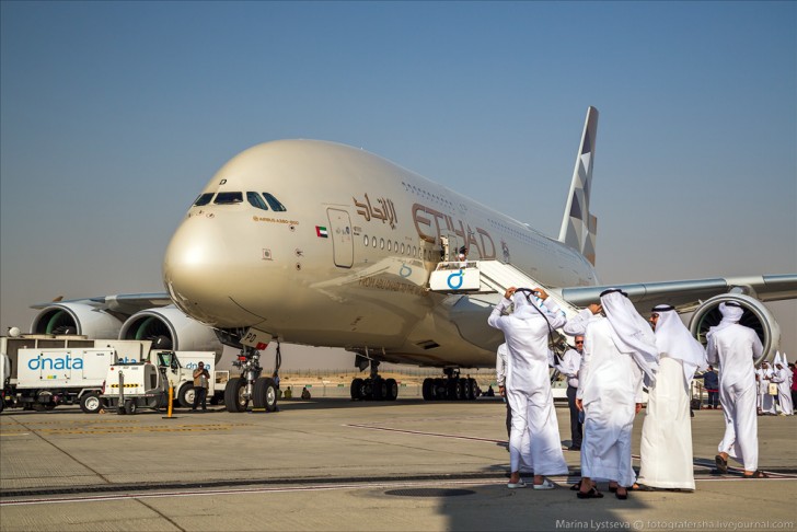 2014 hat Etihad Airways im Rahmen einer Ausstellung in Dubau die Luxuspläne der Flugzeuge der Öffentlichkeit vorgestellt