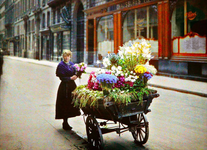 Ces photos en couleurs de Paris ont été prises il y a 100 ans: vous allez les adorer à l'instant! - 2