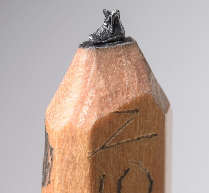 Un'artista trasforma una matita in un oggetto d'arte dal dettaglio formidabile - 10