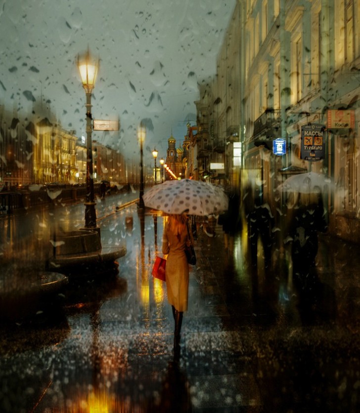 Il immortalise la ville les jours de pluie: ses photographies ressemblent à des peintures - 1
