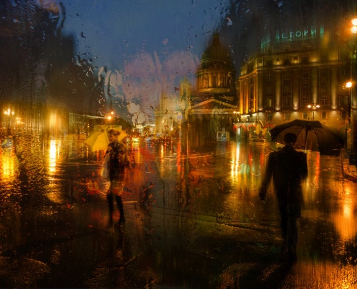Il immortalise la ville les jours de pluie: ses photographies ressemblent à des peintures - 4