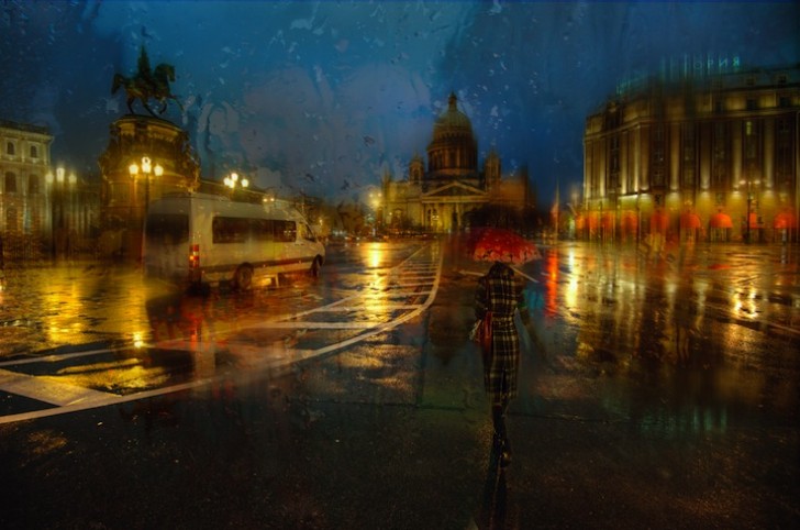 Il immortalise la ville les jours de pluie: ses photographies ressemblent à des peintures - 6