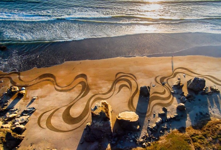 Un ragazzo lascia il suo lavoro per creare incredibili opere d'arte sulla sabbia - 14