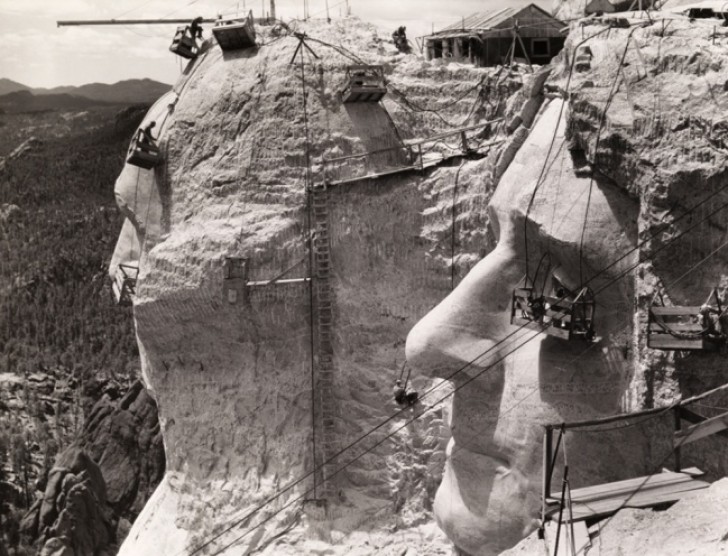 De verwezenlijking van Mount Rushmore - 1939
