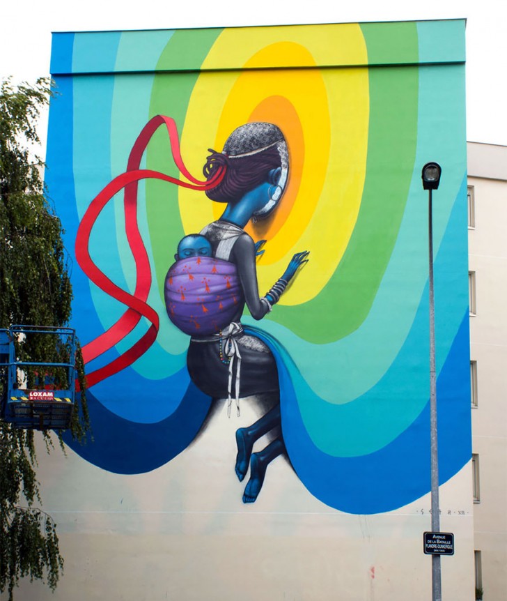 Dit zijn een aantal gigantische en krachtige graffitiwerken die steden van over de hele wereld kleuren - 14