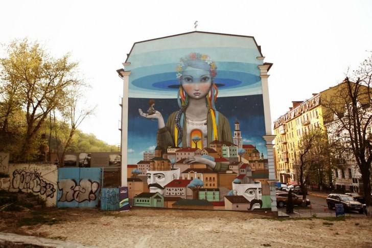 Dit zijn een aantal gigantische en krachtige graffitiwerken die steden van over de hele wereld kleuren - 18