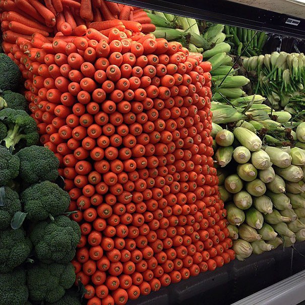 #8 Karotten im Supermarkt