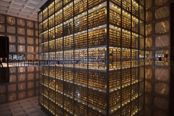 14. Beinecke bibliotheek van zeldzame boeken en manuscripten aan de Yale University , Connecticut , Verenigde Staten