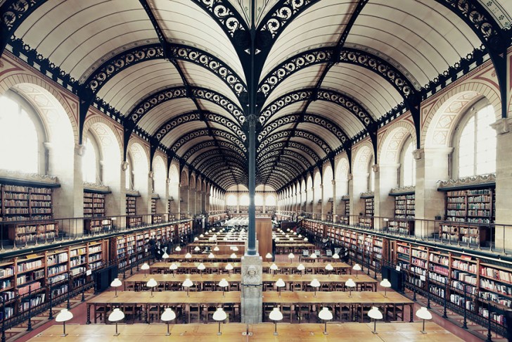 16. Saint Genevieve Bibliotheek, Parijs, Frankrijk