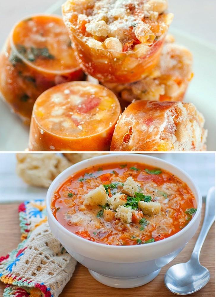Le zuppe sono piatti squisiti ma richiedono tempo. Congelate delle singole porzioni, in modo da averne una pronta ogni qual volta ne avrete voglia!