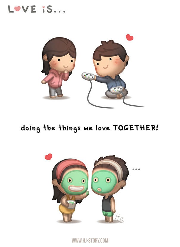 L'amore è... Fare insieme le cose che più amiamo