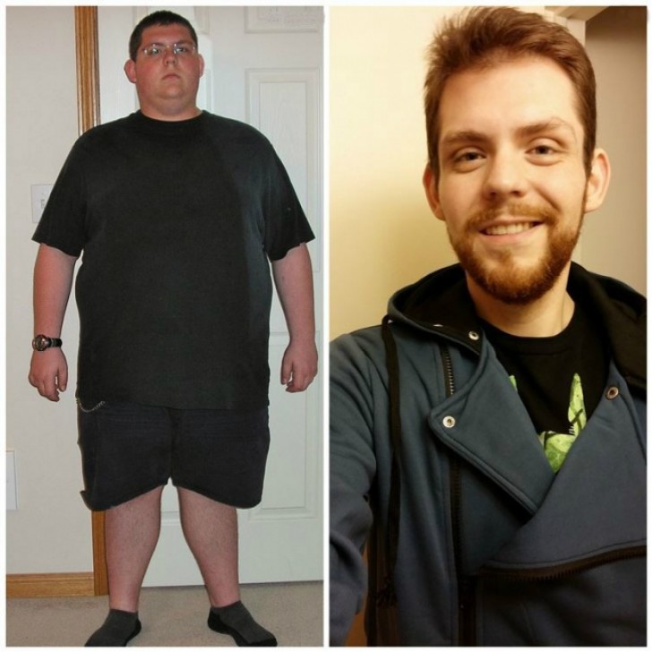 È incredibile quanto il peso possa cambiare l'aspetto di una persona...