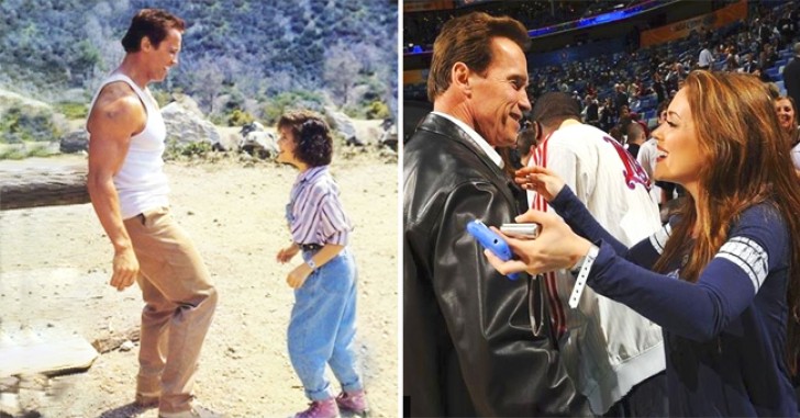 Arnold Schwarzenegger e Alyssa Milano: tutt'oggi grandi amici dopo il film "Commando" del 1985