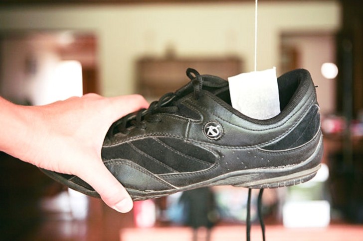 6. Eliminar o odor dos sapatos