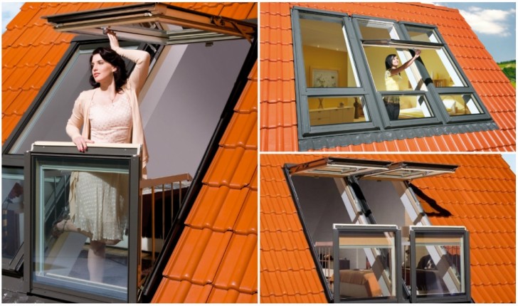 1. Finestra-balcone: e la finestra si trasforma in un piccolo balcone!