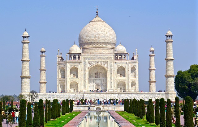 12. Das Taj Mahal in Indien