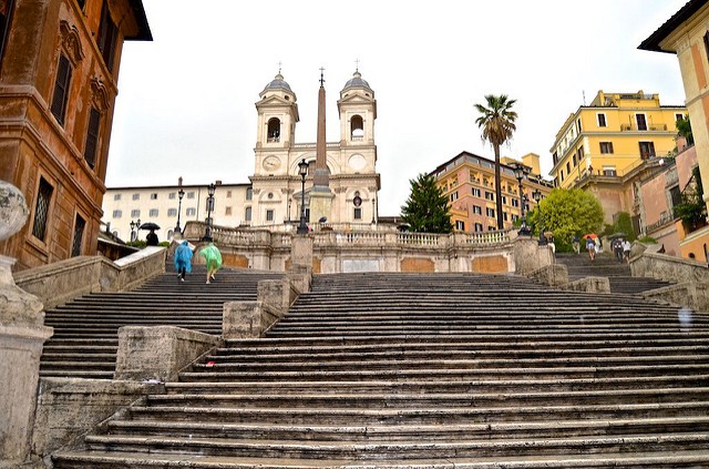 15. Les marches de la Trinità dei Monti, Rome