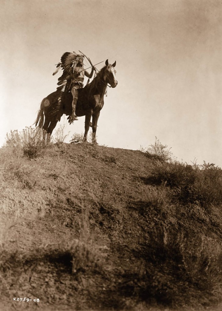 Mann auf Pferd, 1908