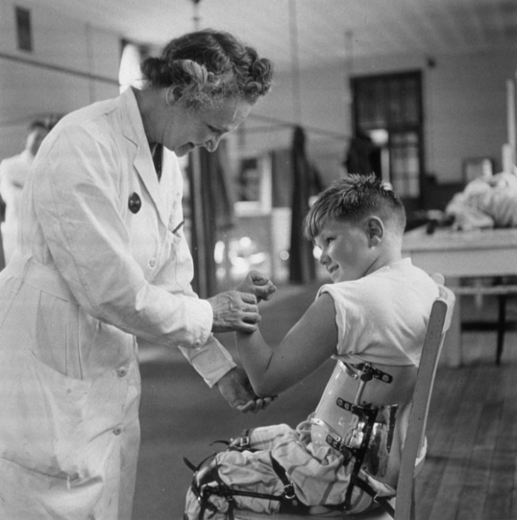 La poliomelite colpiva soprattutto i bambini al di sotto dei 5 anni di età.