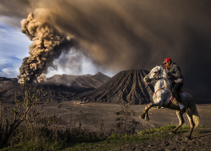 #4. Eruzione del vulcano Mount Bromo, Indonesia