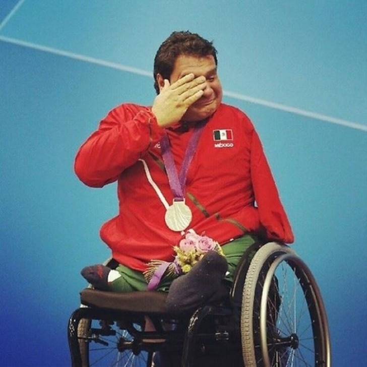 L’athlète paralympique José Arnulfo Castorena Vélez a remporté sa première médaille d’or
