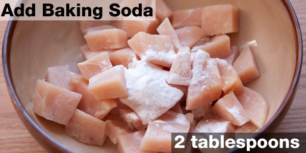 Il bicarbonato di sodio può essere usato anche per rendere più tenera la carne