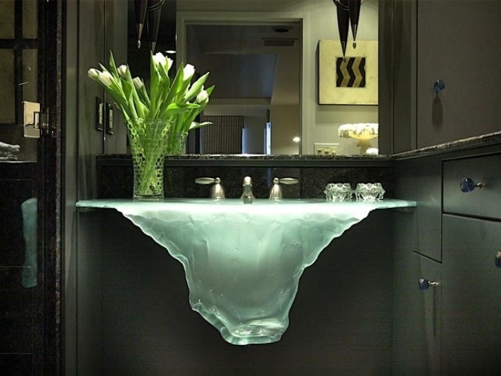Un iceberg nel vostro bagno. 