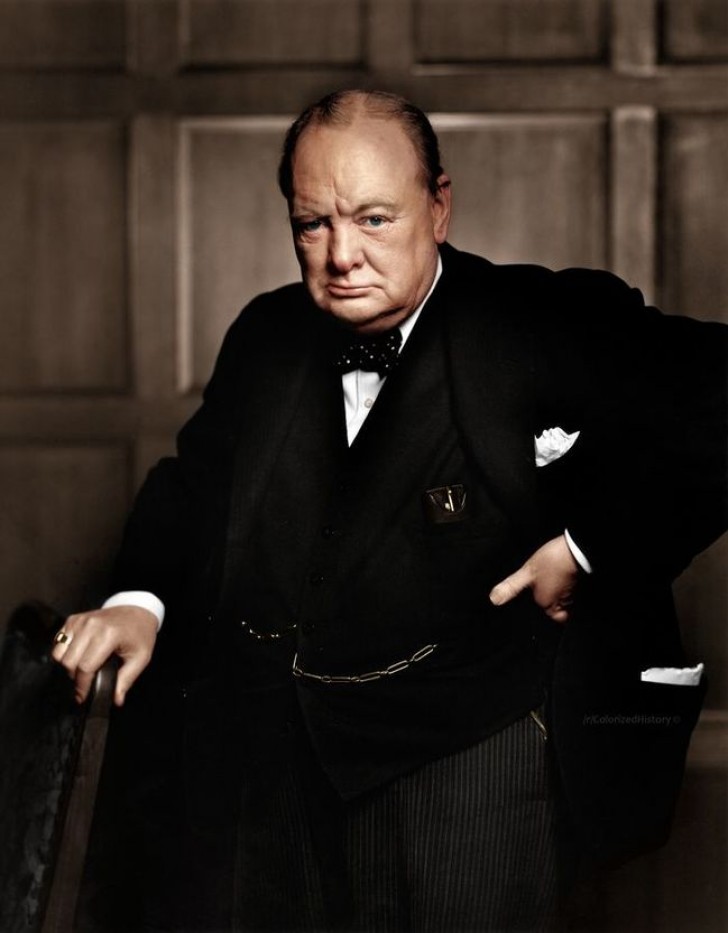 Winston Churchill fotografato nel 1941.