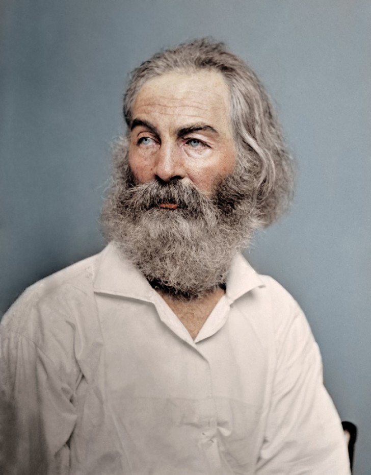 Walt Whitman, poeta, scrittore e giornalista statunitense.