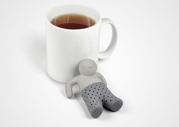 #4. Der entspannenden Wirkung eines Tees kann sich auch der Filter nicht entziehen... in Form eines Männchens!