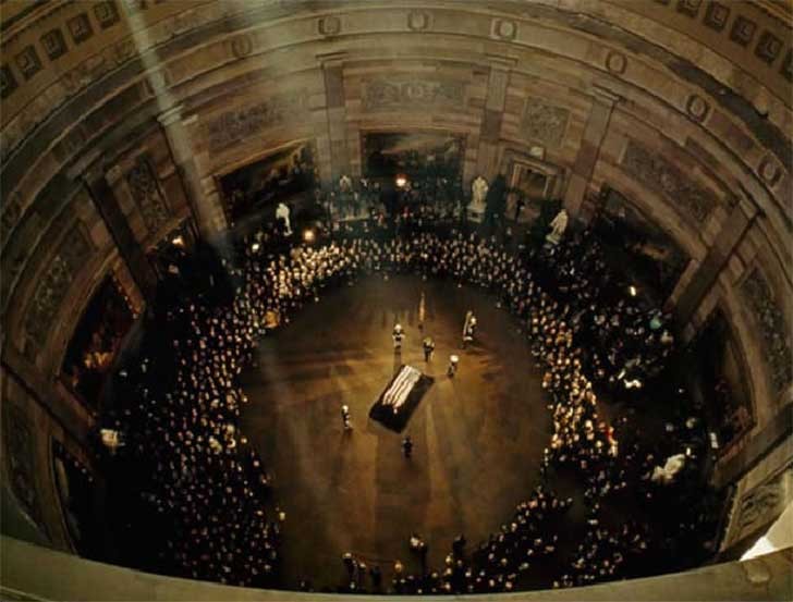 Les funérailles de John Fitzgerald Kennedy.