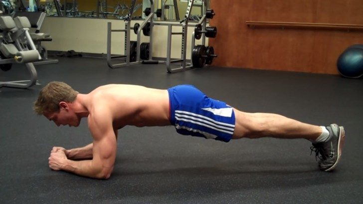 They call it the "Plank Challenge" program --- in 28 days you should be able to stay in this position for four minutes. Here is the proposed program schedule: