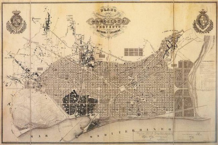 Nel 1867 l'urbanista e ingegnere spagnolo Ildefons Cerdà ha realizzato la sua opera più importante: l'ampliamento di Barcellona