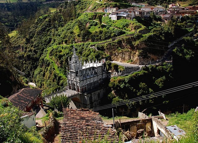 Die Kirche auf der Brücke: Santuario di Las Lajas (Kolumbien)