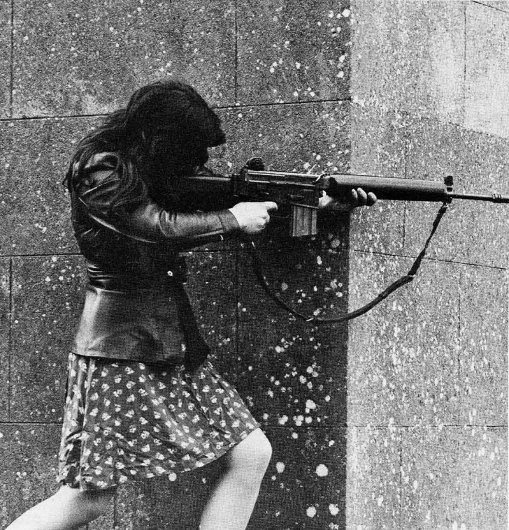 10. Une combattante de l'IRA-1970.