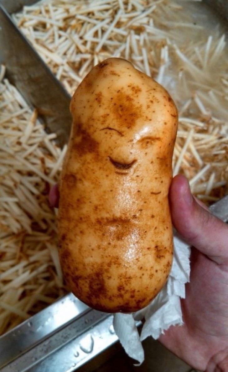 8. Un'altra patata... questa volta sorridente!