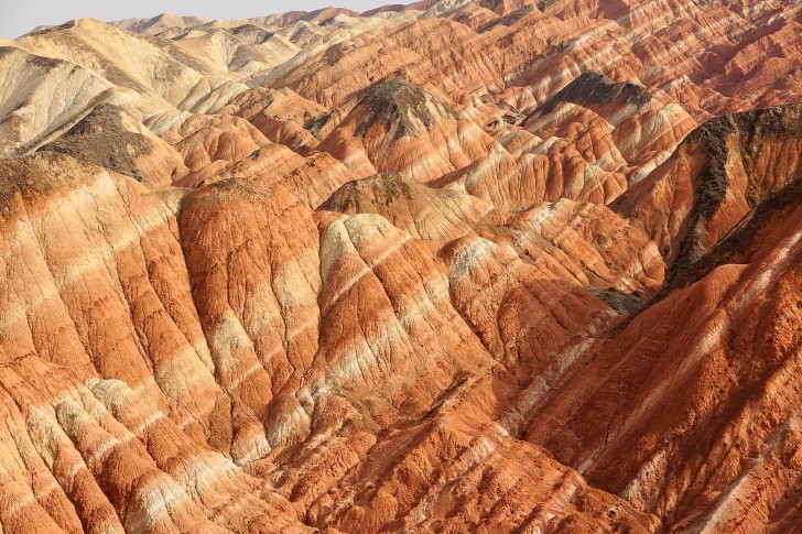 De betoverde berg van Danxia( China)