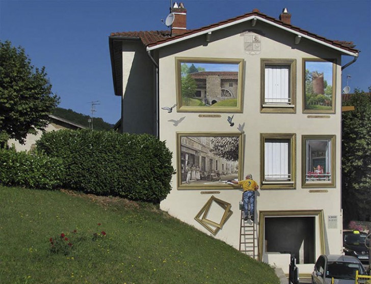 Cet artiste parvient à donner une nouvelle vie aux façades anonymes de bâtiment avec des fresques monumentales - 9