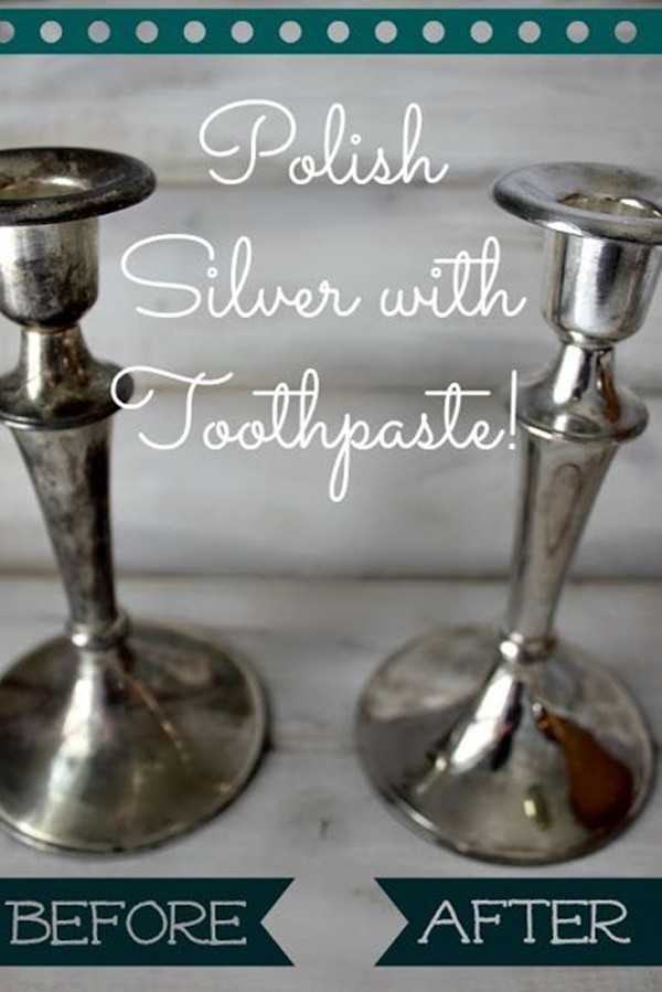 It makes oxidized silverware shine like new again...and also works with jewelry.