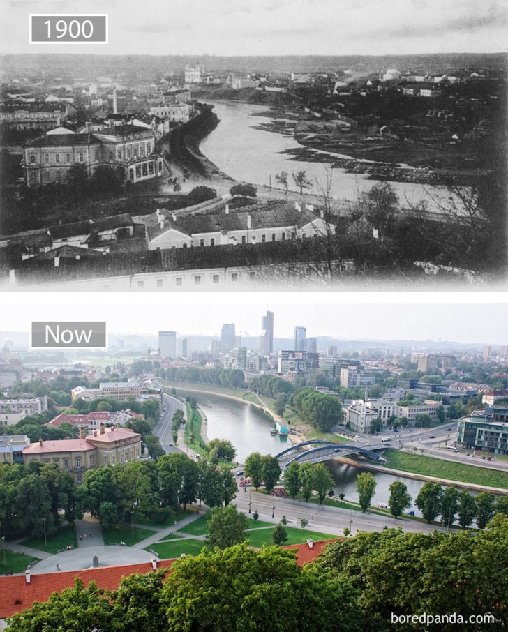 4. Vilnius, capitale lituana, dal 1900 a oggi.