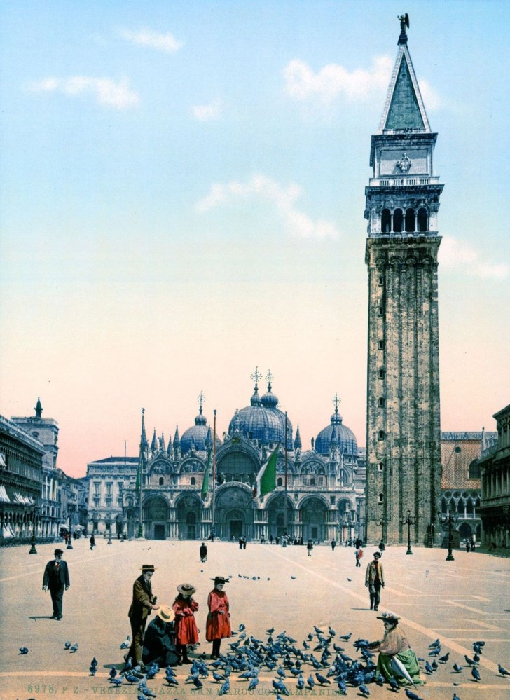 Piazza San Marco e il Campanile.
