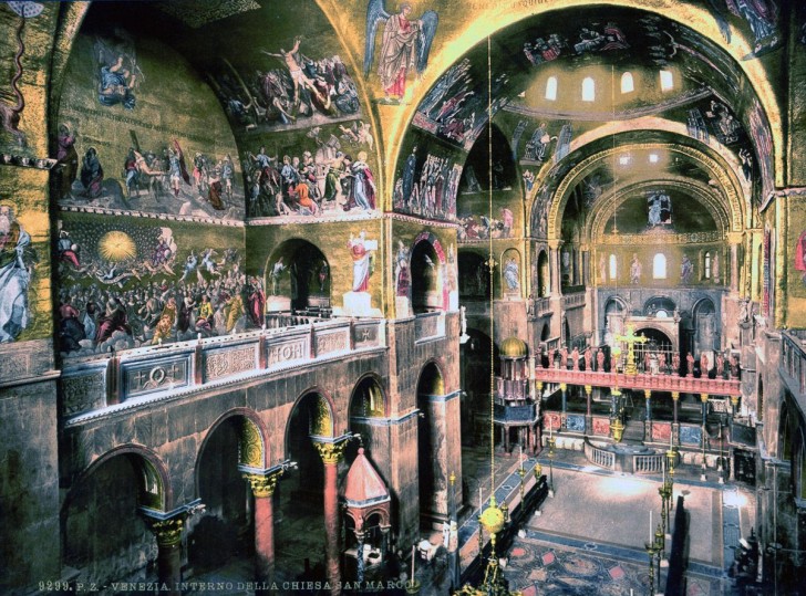 Interno della Basilica di San Marco.