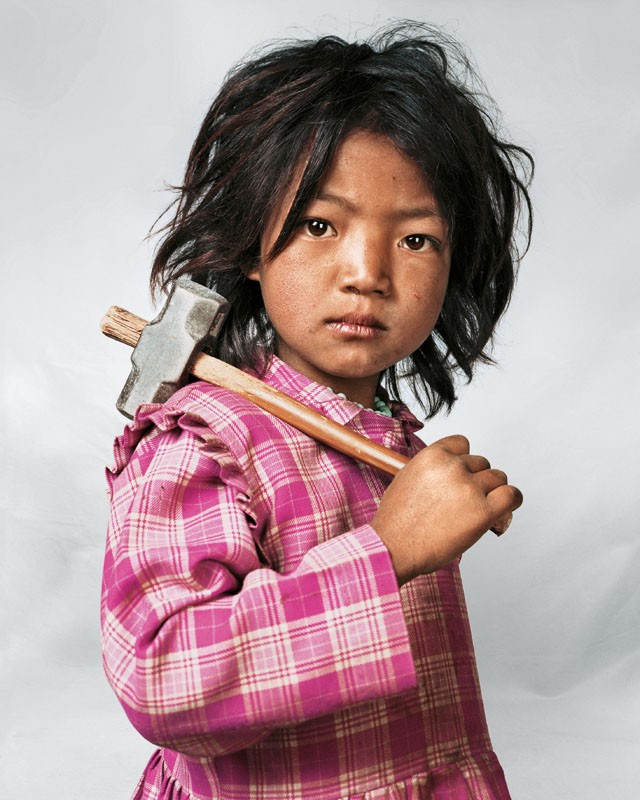 6. Indira, 7 ans. Kathmandu (Népal).