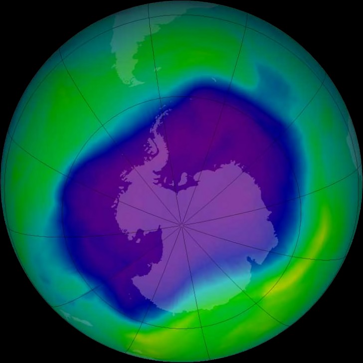 Grazie al rispetto delle regole imposte dai protocolli internazionali, le dimensioni del buco dell'ozono sull'Antartide si stanno gradualmente riducendo