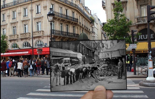 Place Saint-Michel (scattata il 19 agosto 1944)